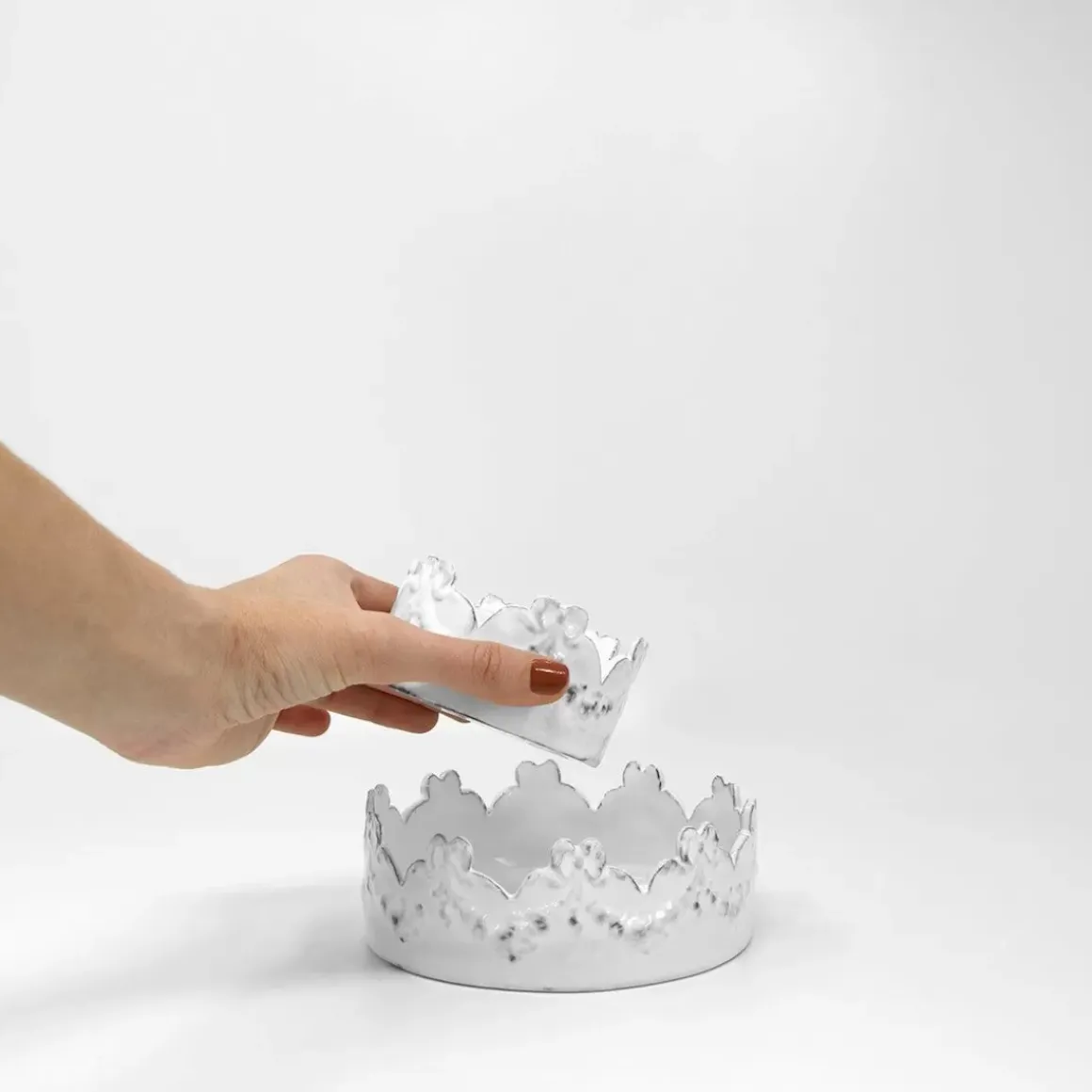 Bol De Service Couronne Ciselee