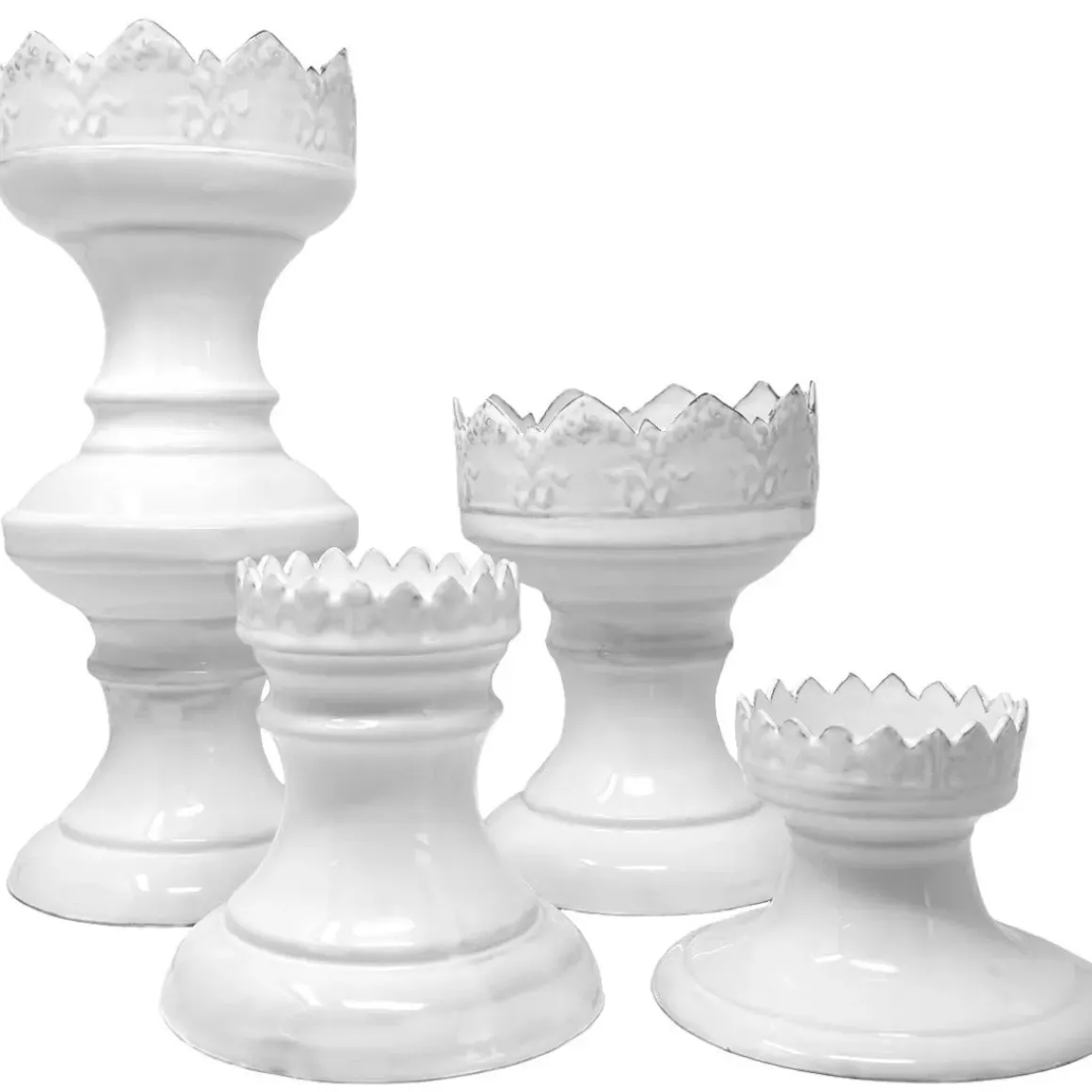 Bougeoir Sur Pied Couronne