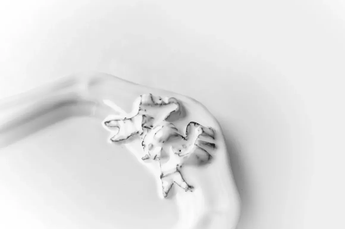 Plat Rectangulaire Ruban Marie-Antoinette